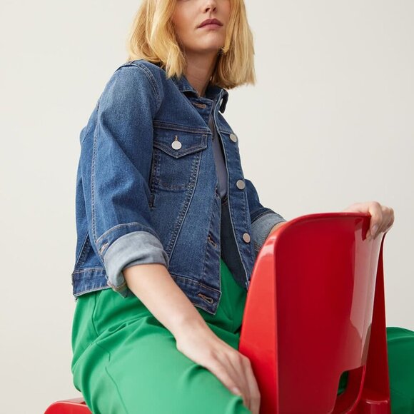 NWT Reitmans Stretch Denim Jacket 3X - Picture 1 of 14